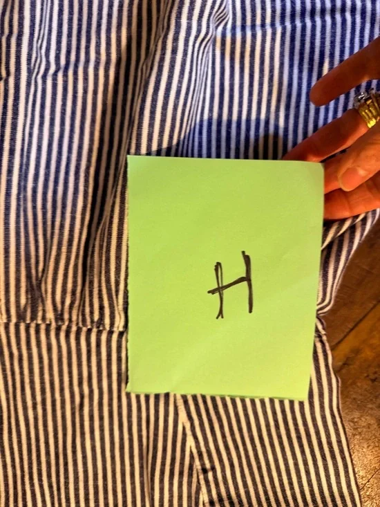 Striped Navy and White Sundress - Picture 9 of 9